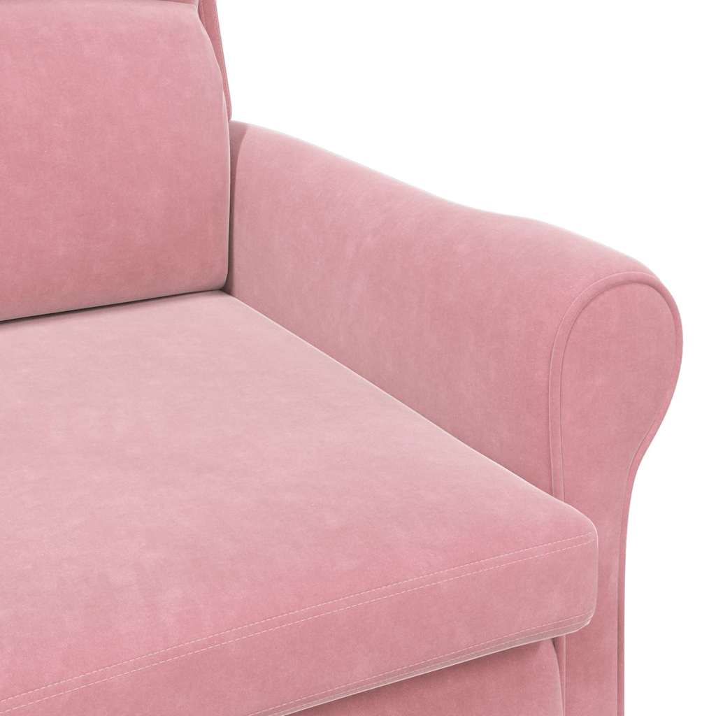 Armchair Pink 76 x 94 x 102 cm Velvet