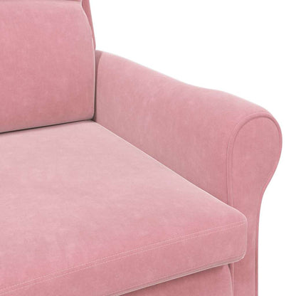 Armchair Pink 76 x 94 x 102 cm Velvet