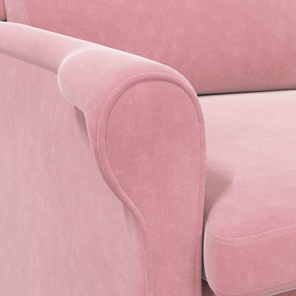 Armchair Pink 76 x 94 x 102 cm Velvet