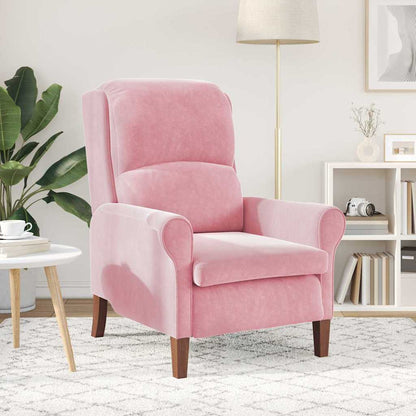 Armchair Pink 76 x 94 x 102 cm Velvet