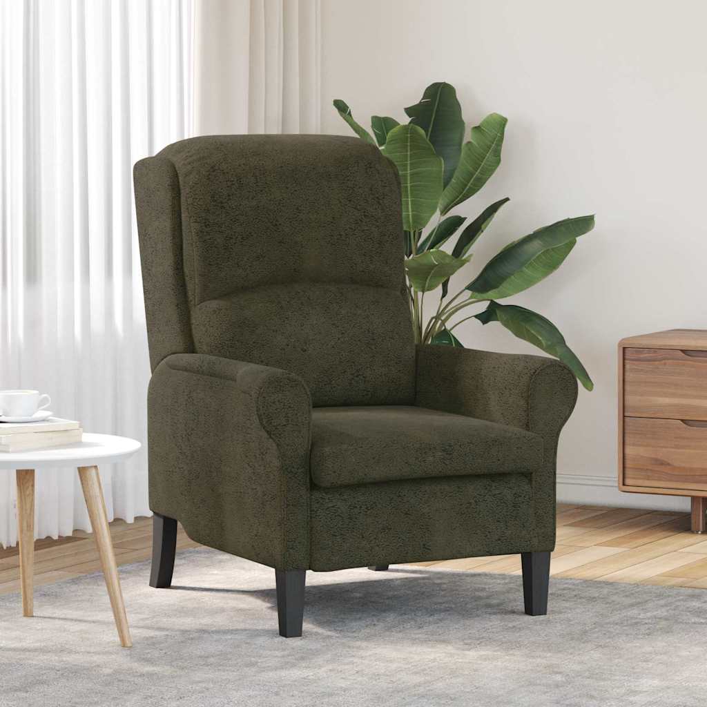 Armchair Army green 76 x 94 x 102 cm Faux leather