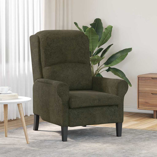 Armchair Army green 76 x 94 x 102 cm Faux leather