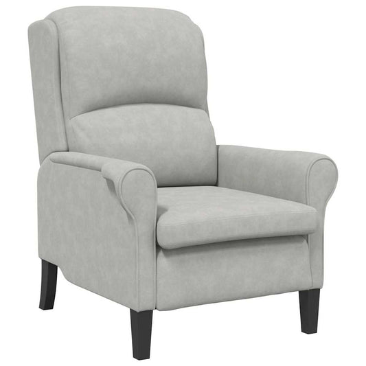 Armchair Light grey 76 x 94 x 102 cm Microfibre