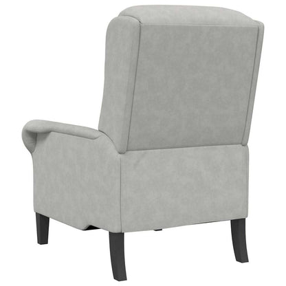 Armchair Light grey 76 x 94 x 102 cm Microfibre