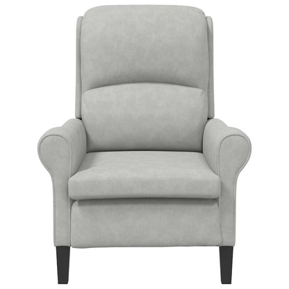 Armchair Light grey 76 x 94 x 102 cm Microfibre