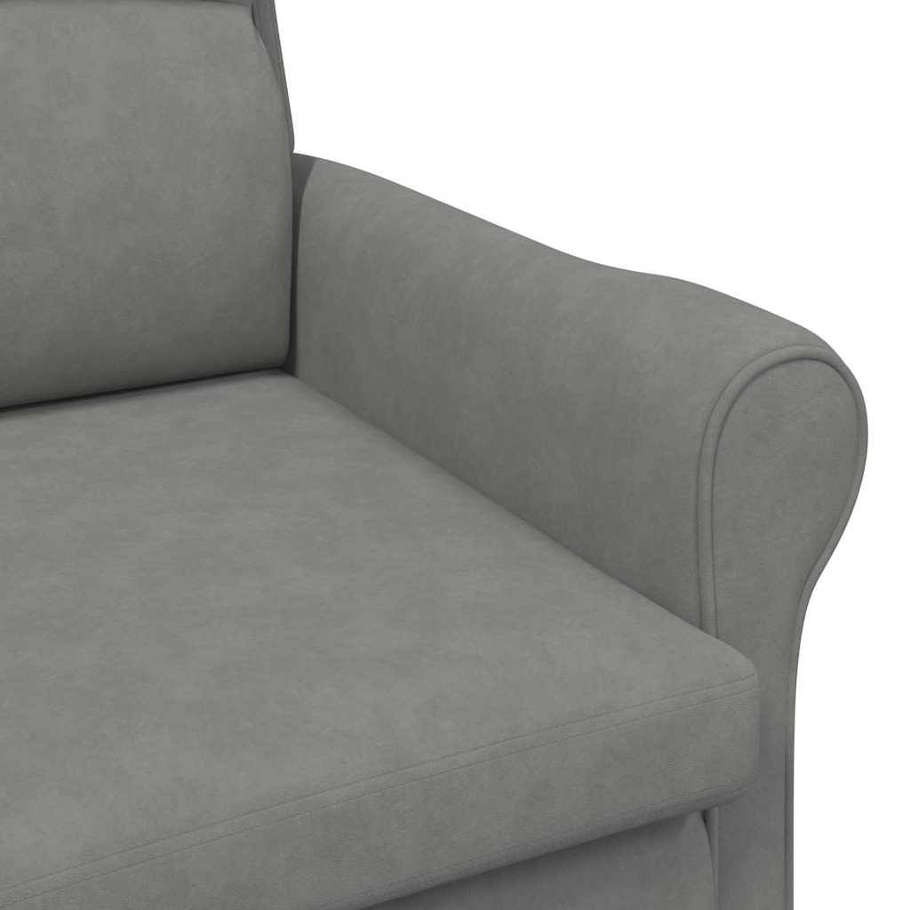 Armchair Dark grey 76 x 94 x 102 cm Microfibre