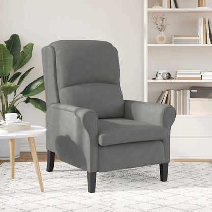 Armchair Dark grey 76 x 94 x 102 cm Microfibre