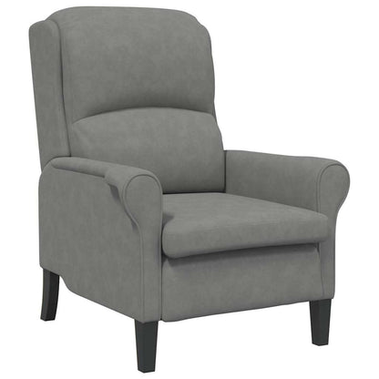 Armchair Dark grey 76 x 94 x 102 cm Microfibre