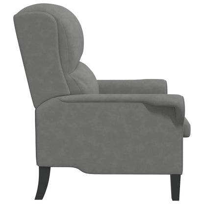 Armchair Dark grey 76 x 94 x 102 cm Microfibre