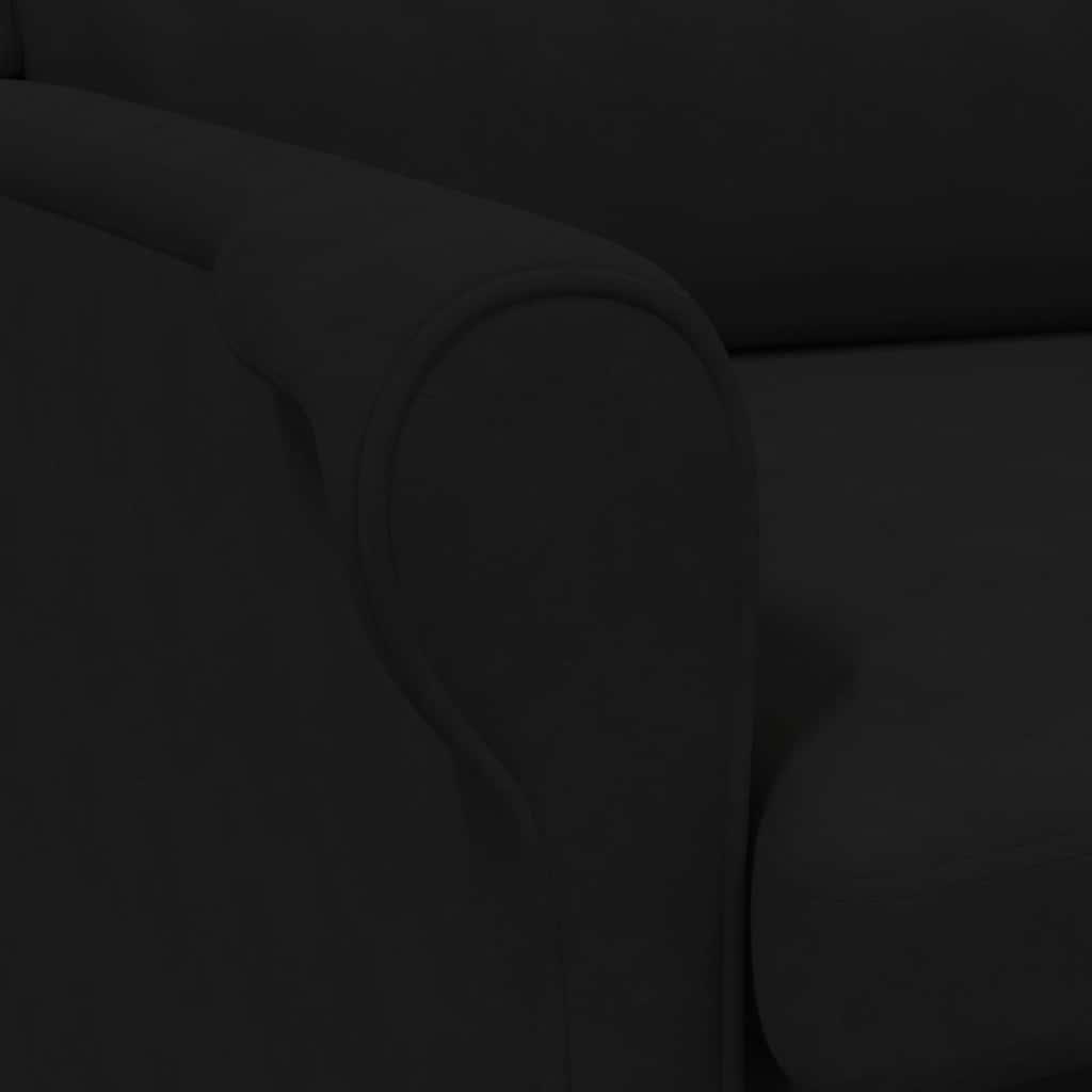 Armchair Black 76 x 94 x 102 cm Microfibre