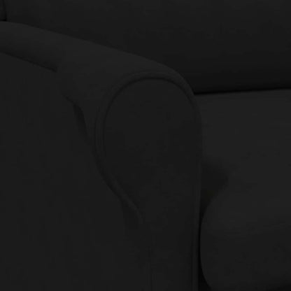 Armchair Black 76 x 94 x 102 cm Microfibre