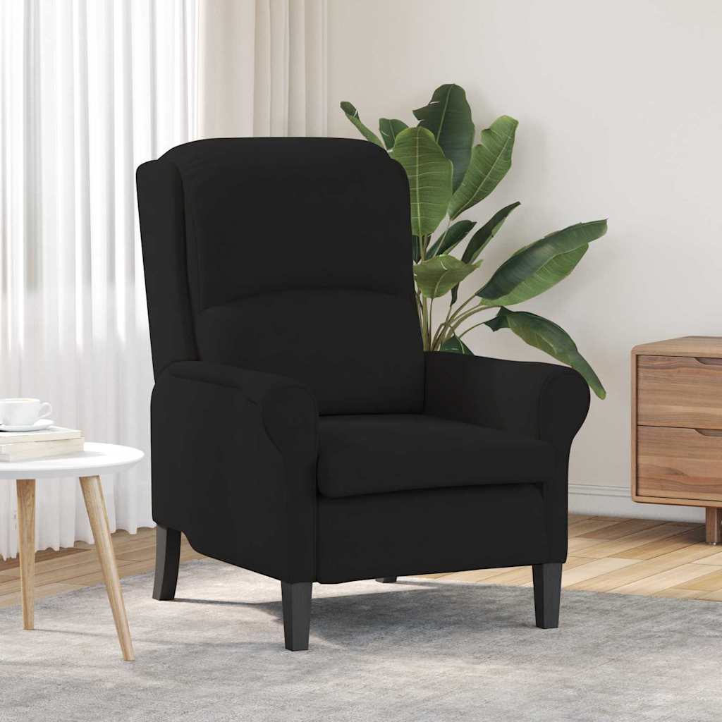 Armchair Black 76 x 94 x 102 cm Microfibre
