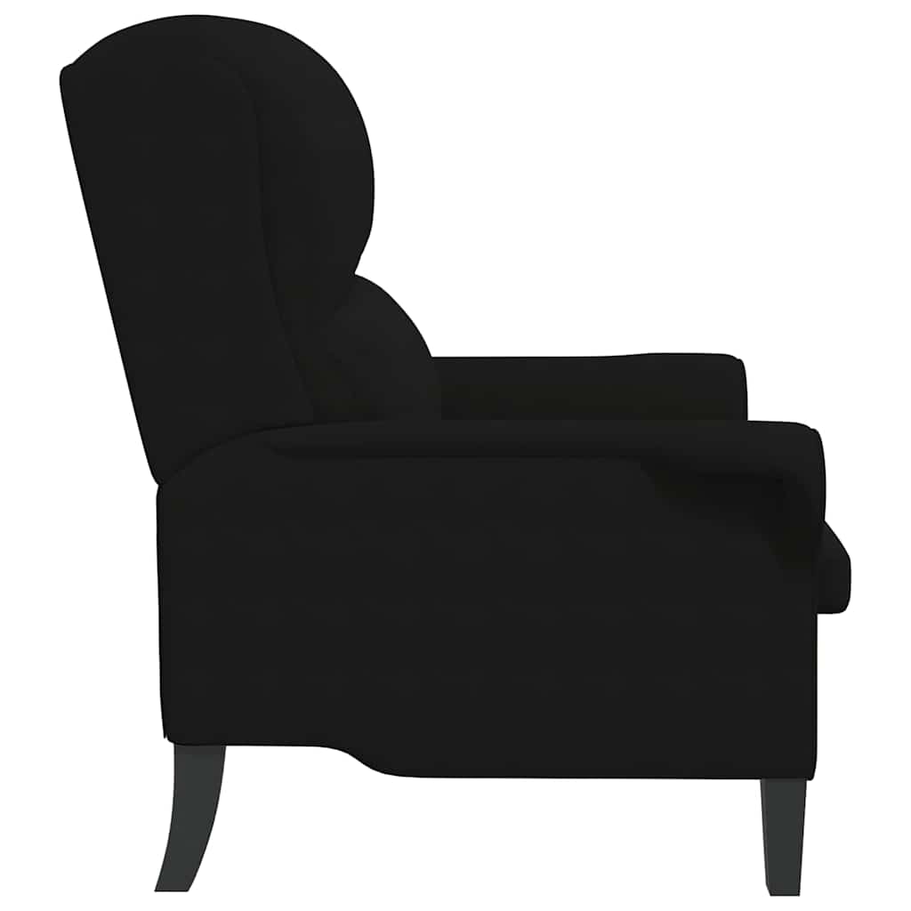 Armchair Black 76 x 94 x 102 cm Microfibre