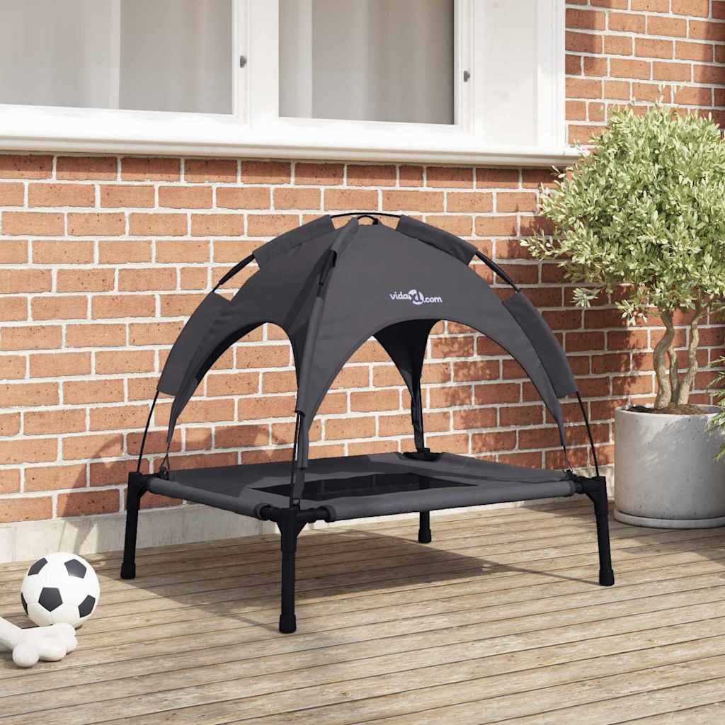 Dog Bed Black M Steel