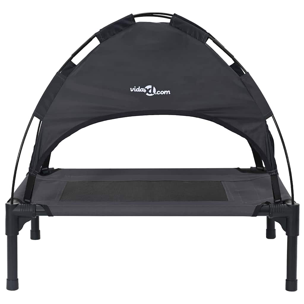 Dog Bed Black M Steel