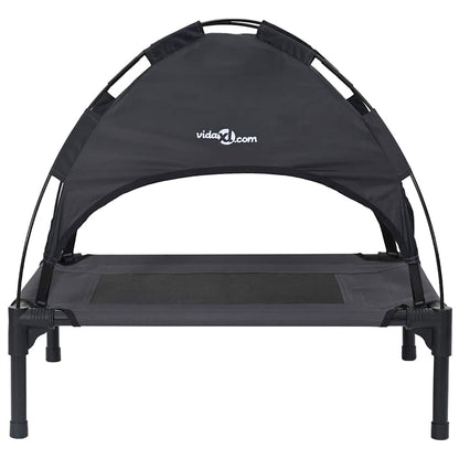 Dog Bed Black M Steel