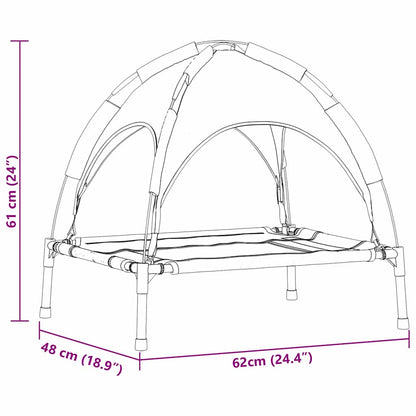 Dog Bed Brown S Steel