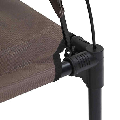 Dog Bed Brown XL Steel