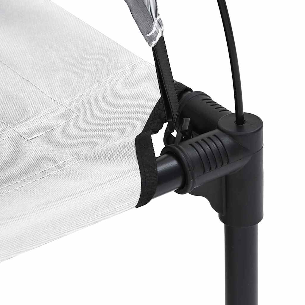 Dog Bed Silver Grey XL Steel