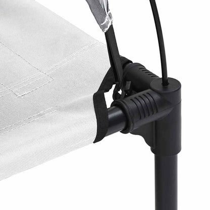 Dog Bed Silver Grey XL Steel