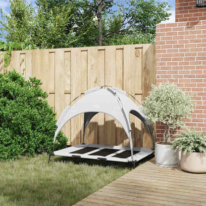 Dog Bed Silver Grey XL Steel