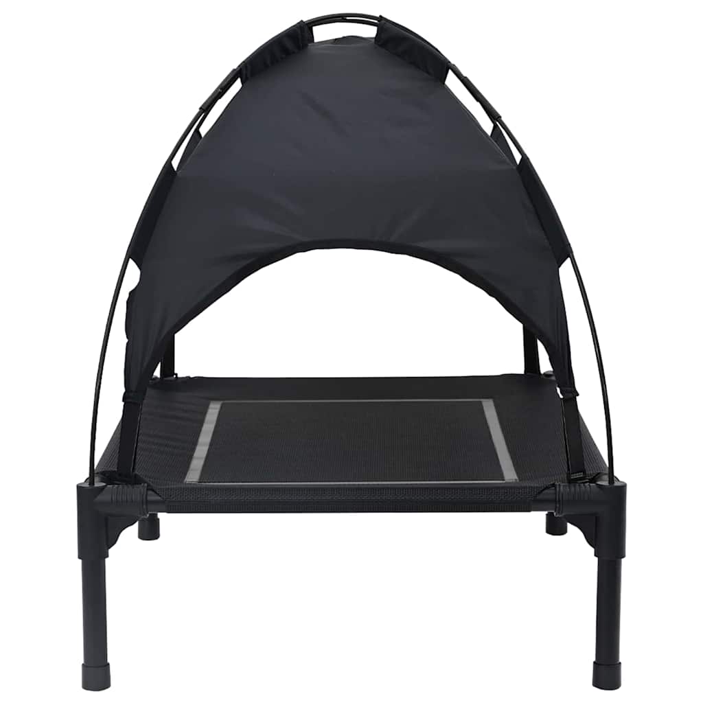 Dog Bed Black M Steel