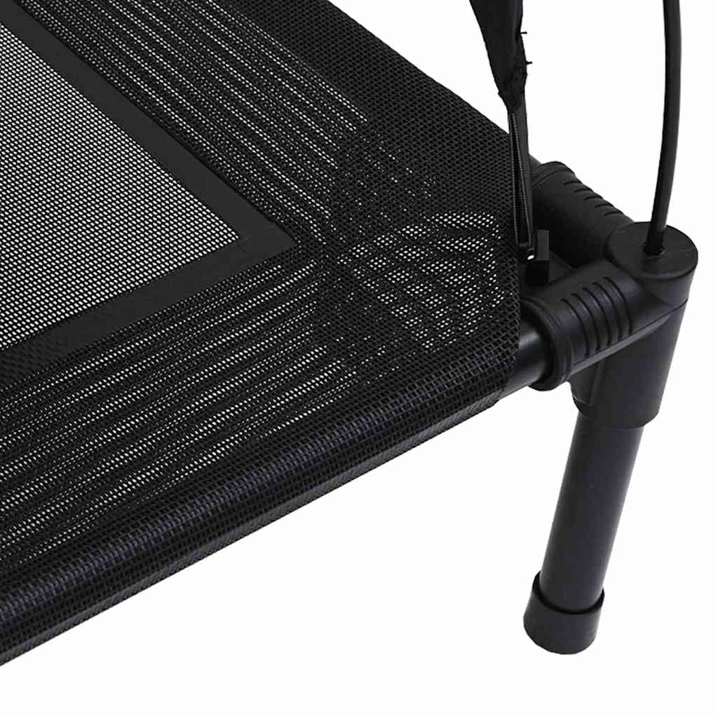 Dog Bed Black L Steel