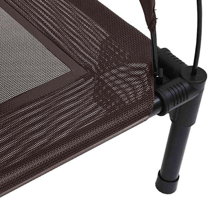 Dog Bed Brown L Steel