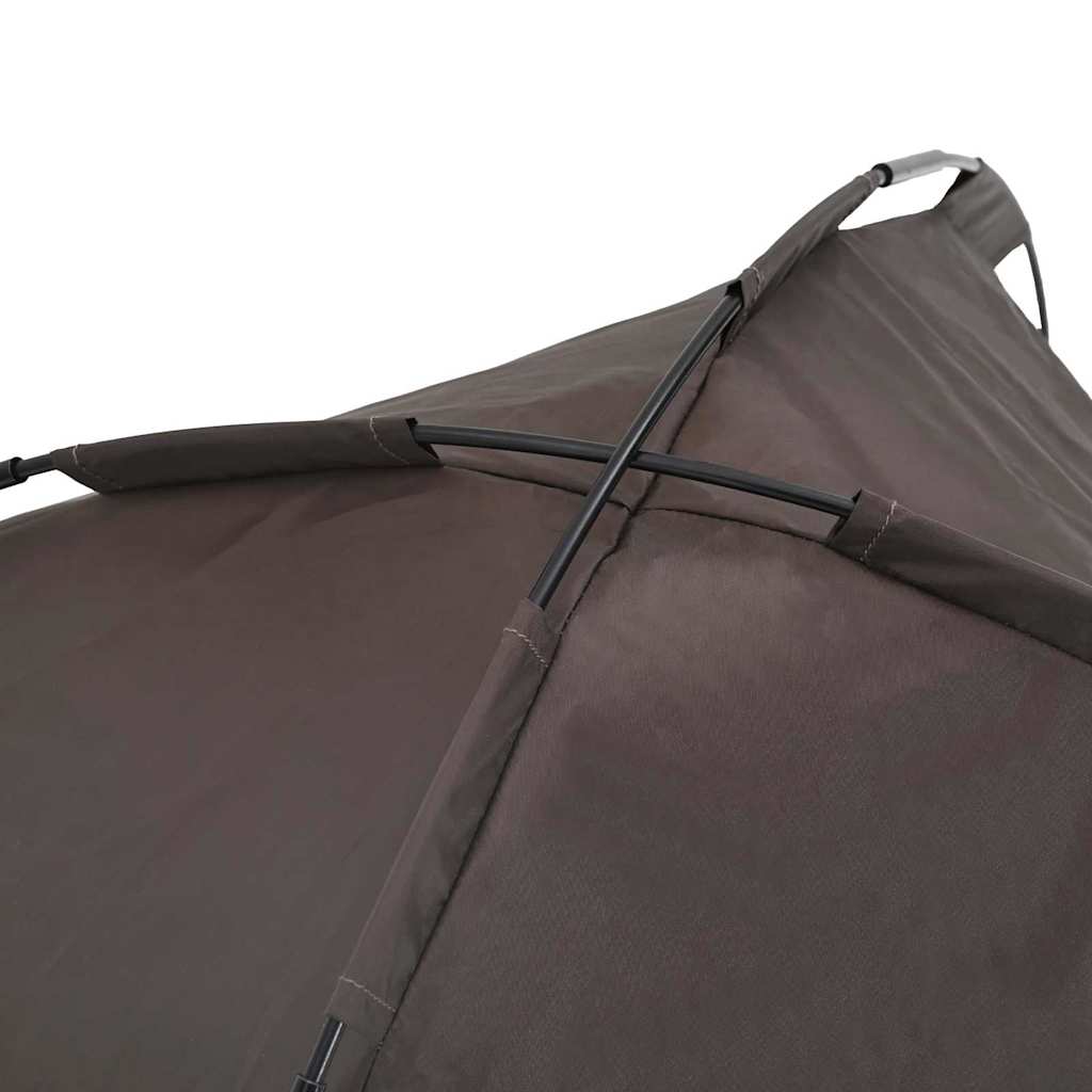 Dog Bed Folding Manual Brown 104 x 86 x 84.5 cm Steel