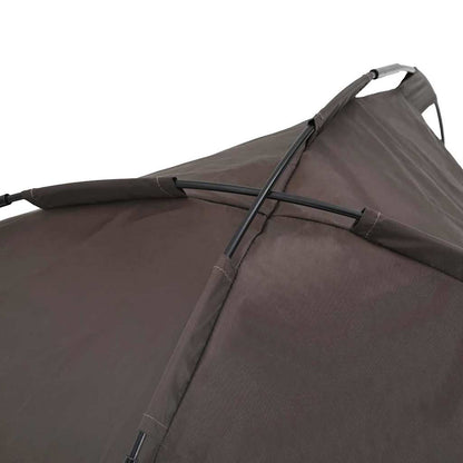 Dog Bed Folding Manual Brown 104 x 86 x 84.5 cm Steel