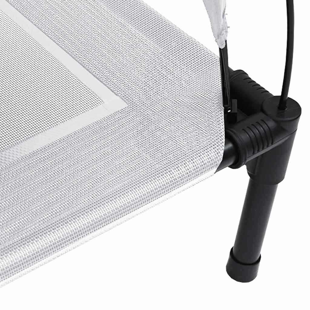 Dog Bed Silver Grey S Steel