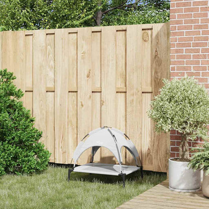 Dog Bed Silver Grey S Steel