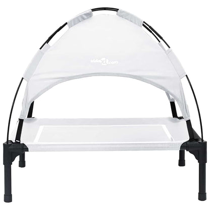 Dog Bed Silver Grey S Steel