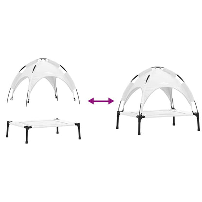 Dog Bed Silver Grey S Steel