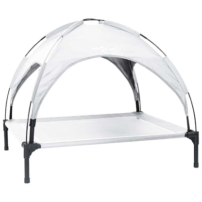 Dog Bed Silver grey XL Steel