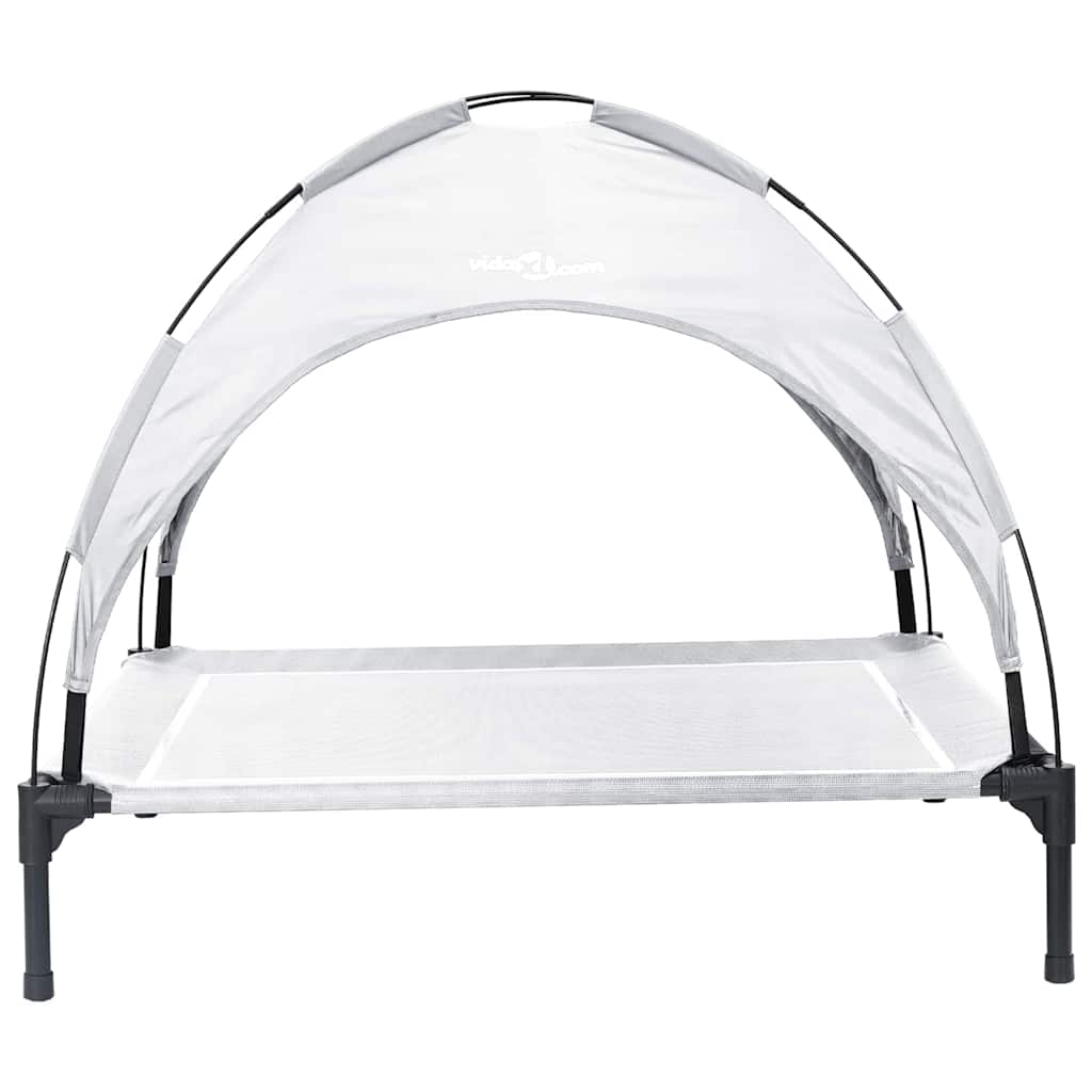 Dog Bed Silver grey XL Steel