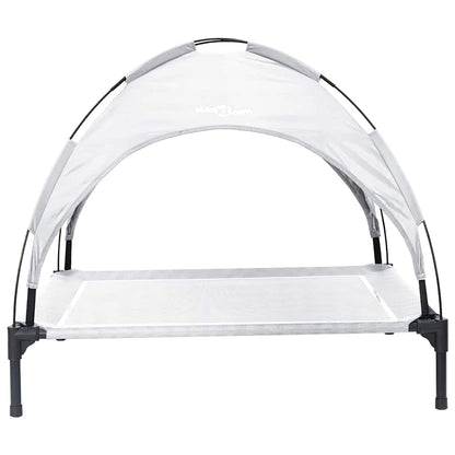 Dog Bed Silver grey XL Steel