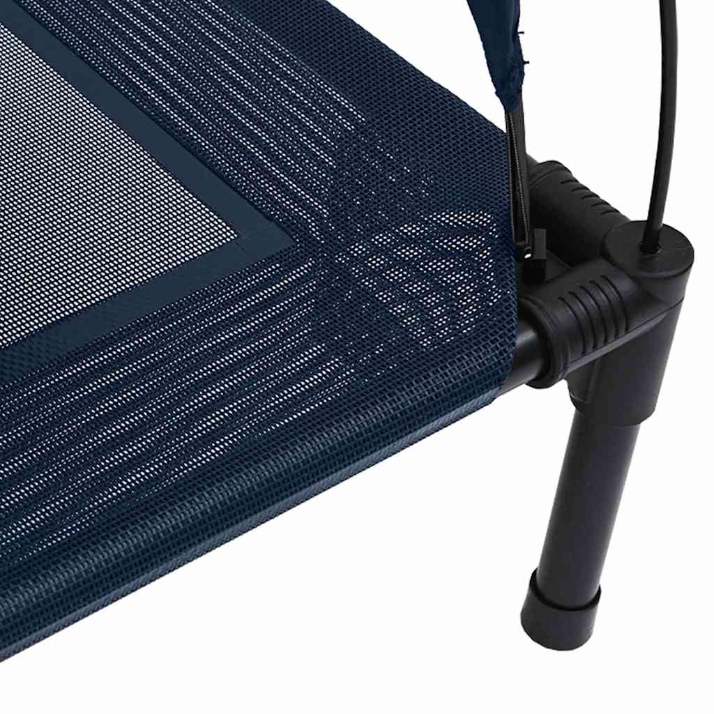 Dog Bed 63 x 49.5 x 60 cm Steel Navy Blue