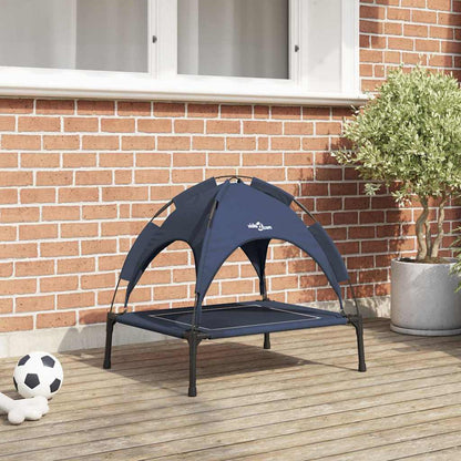 Dog Bed 63 x 49.5 x 60 cm Steel Navy Blue