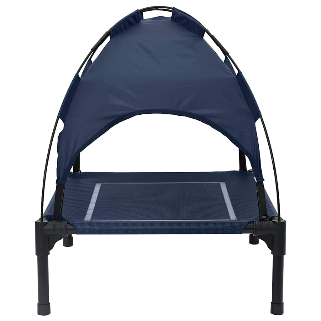 Dog Bed 63 x 49.5 x 60 cm Steel Navy Blue