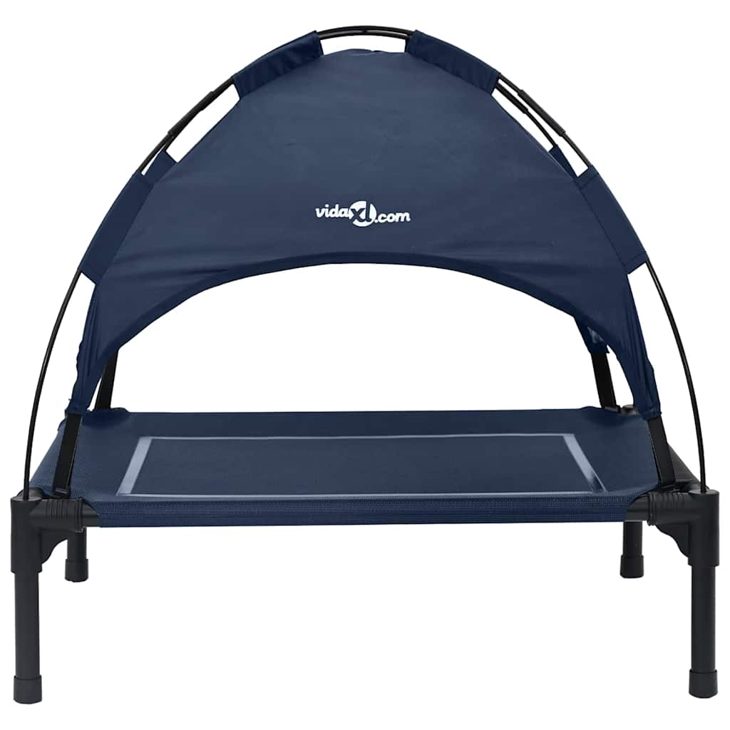 Dog Bed 71 x 64 x 71 cm Steel Navy Blue