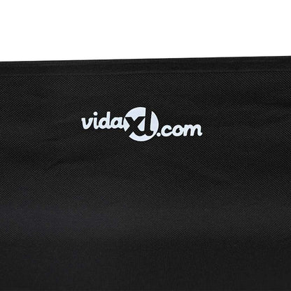 Dog Bed Black ML Oxford Fabric and Steel