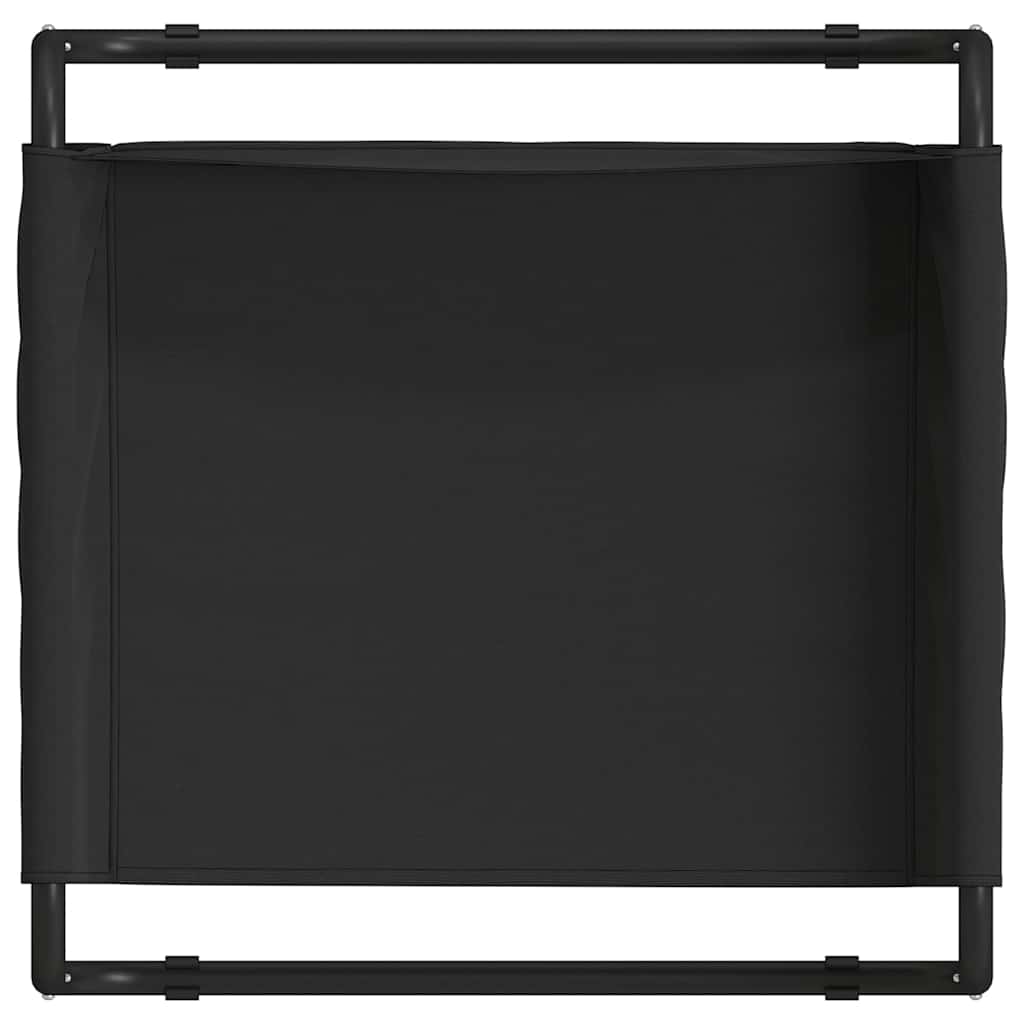 Dog Bed Black ML Oxford Fabric and Steel