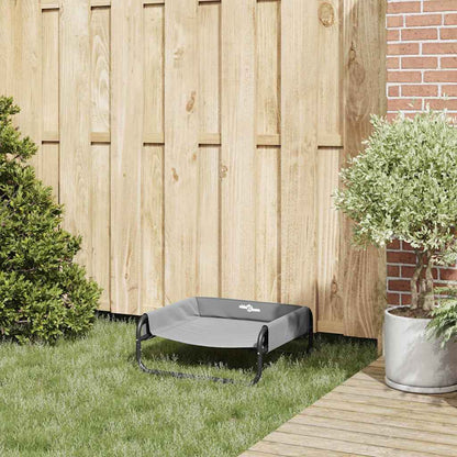 Dog Bed Light grey S Oxford Fabric and Steel