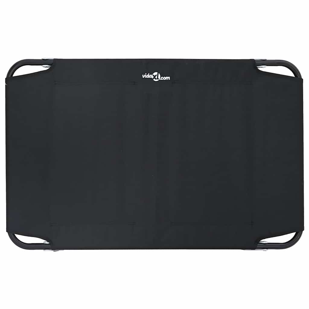 Dog Bed Black ML Oxford Fabric and Steel