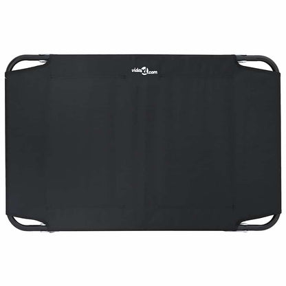 Dog Bed Black ML Oxford Fabric and Steel