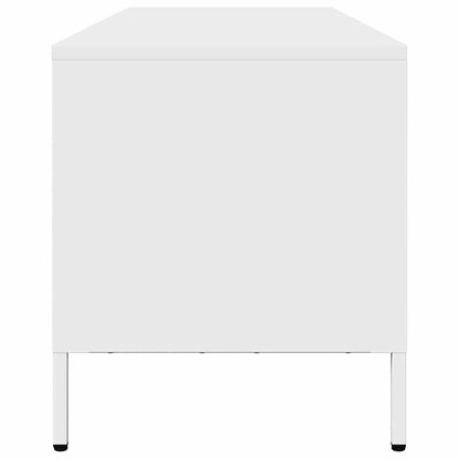TV Cabinet White 202x39x43.5 cm Cold-rolled Steel
