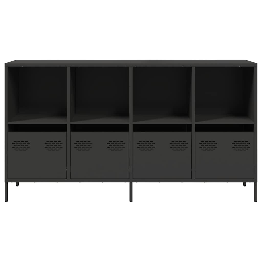 Sideboard Black 135x39x73.5 cm Cold-rolled Steel