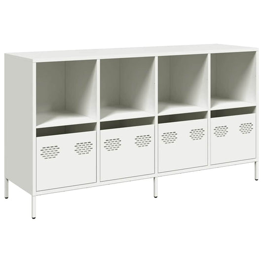 Sideboard White 135x39x73.5 cm Cold-rolled Steel