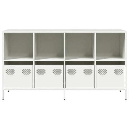 Sideboard White 135x39x73.5 cm Cold-rolled Steel